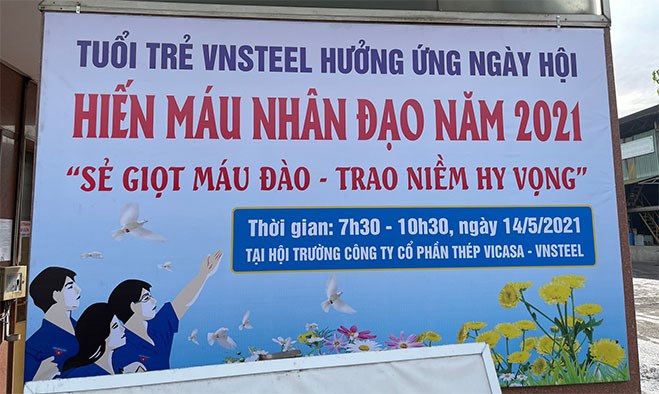 “Hành trình đỏ VNSTEEL” năm 2021 tại Công ty cổ phần Thép VICASA - VNSTEEL đã diễn ra thành công tốt đẹp