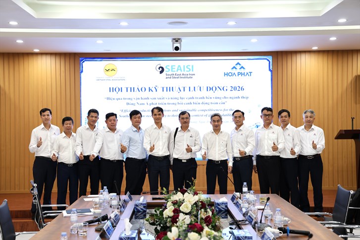 Hội thảo Kỹ thuật lưu động Đông Nam Á 2026: Chia sẻ giải pháp nâng cao hiệu quả sản xuất và phát triển bền vững ngành thép