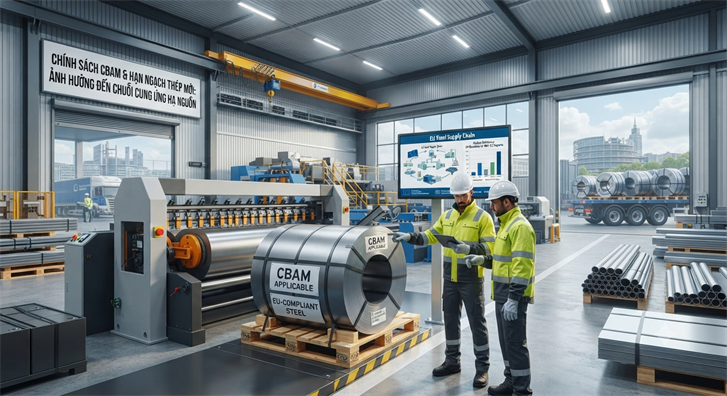 EU tăng cường biện pháp phòng vệ thương mại đối với thép, đẩy áp lực cạnh tranh từ hàng nhập khẩu xuống các sản phẩm thép hạ nguồn